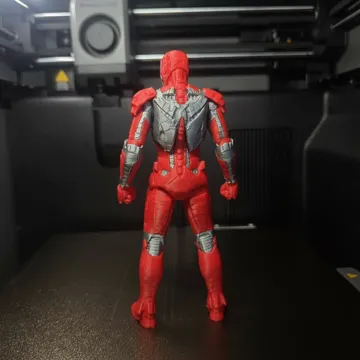 Modelo para impresión 3D: Iron Man Armor Mark V : Multicolor — vista de referencia 3