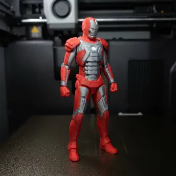 Modelo para impresión 3D: Iron Man Armor Mark V : Multicolor — vista de referencia 5