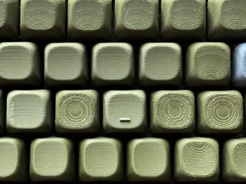KSA profile keycaps ANSI full set 30 degree tilt