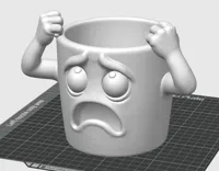Shocked Planter Pot - White 0.2mm layer, 3 walls, 5% infill