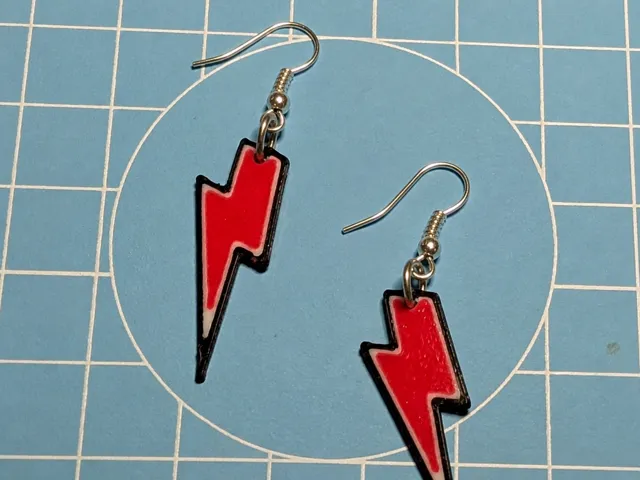 Pendientes Rayo de AC/DC