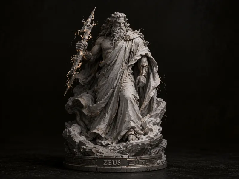 Estatueta Deuses | Zeus 