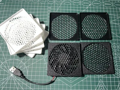 4cm 5cm 6cm 7cm 8cm 9cm 12cm Fan Cover (snaps on directly without screws)