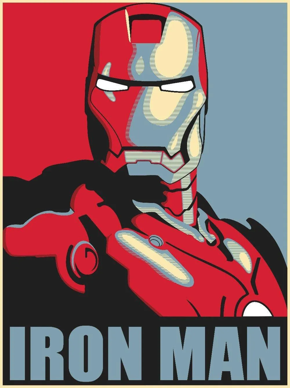 Iron Man Poster - Hueforge - Free 3D Print Model - MakerWorld