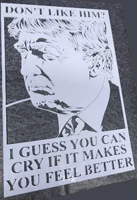 Portrait mural de Donald Trump — photo 1