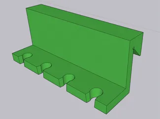 Woodriver Wood Chisel Holder - French Cleat