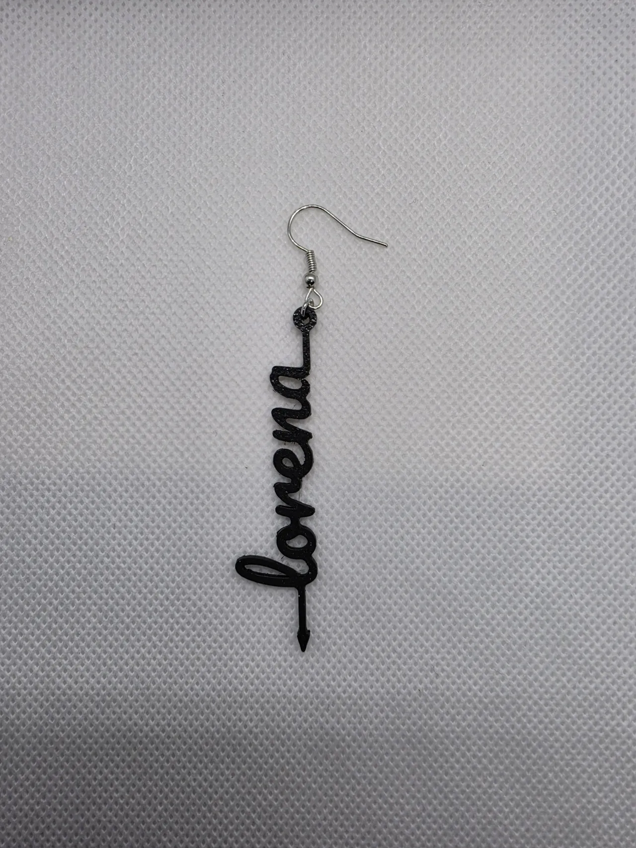 Customizable Name Earrings Generator StraightStyle view 2