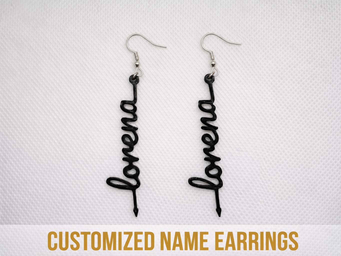 Customizable Name Earrings Generator StraightStyle