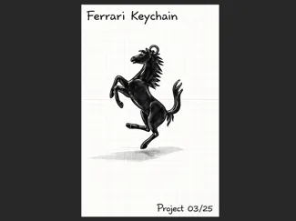 Portachiavi cavallino ferrari