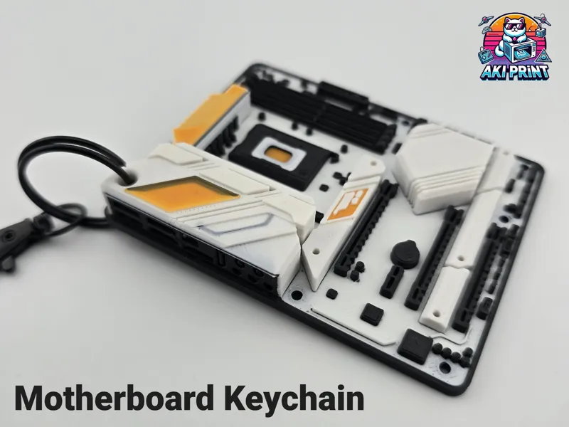 Gaming Motherboard Keychain