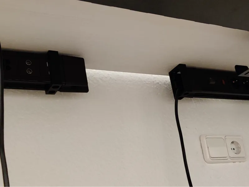 Under-Desk Power Strip Mount