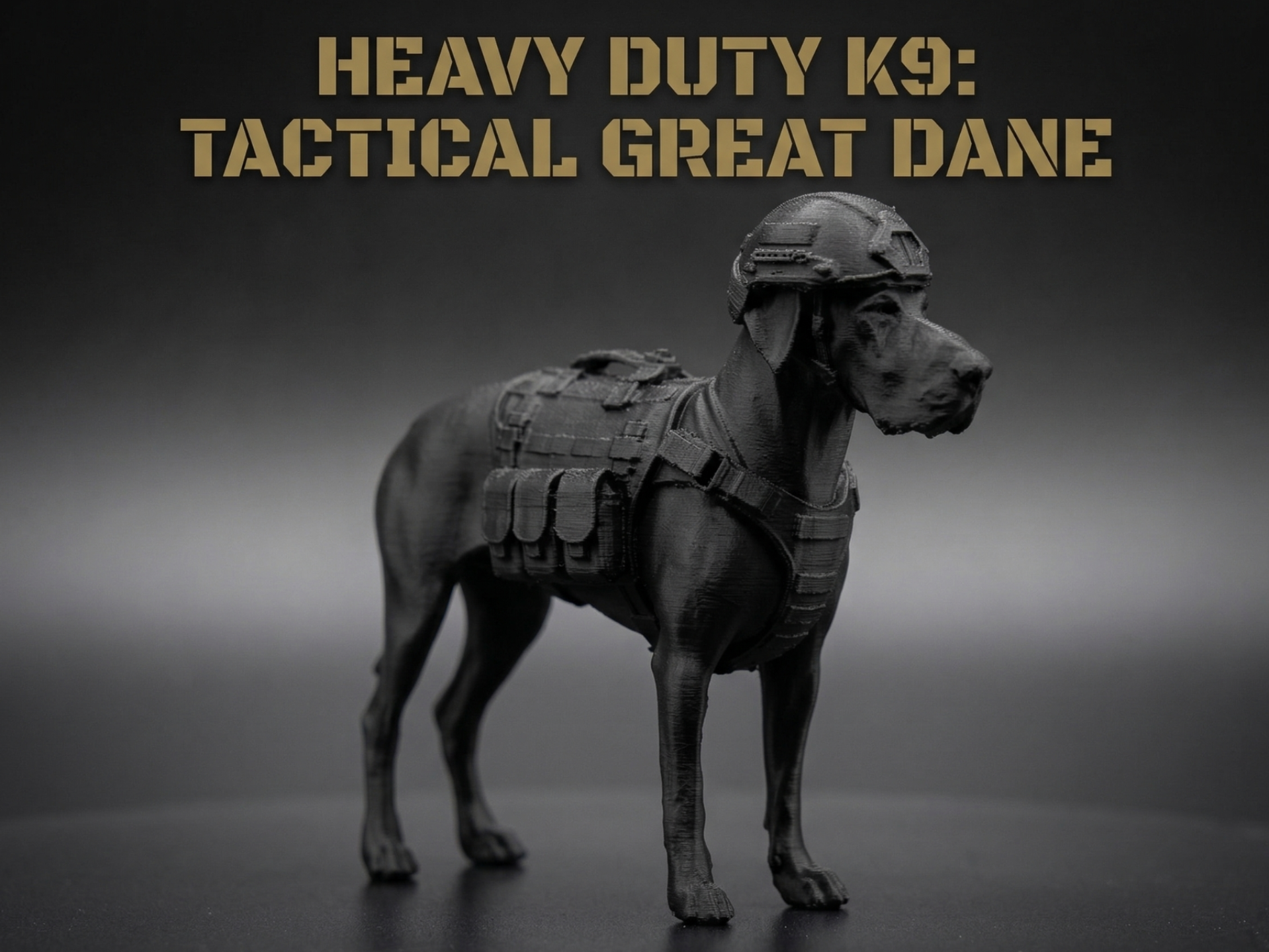Heavy Duty K9: Tactical Great Dane