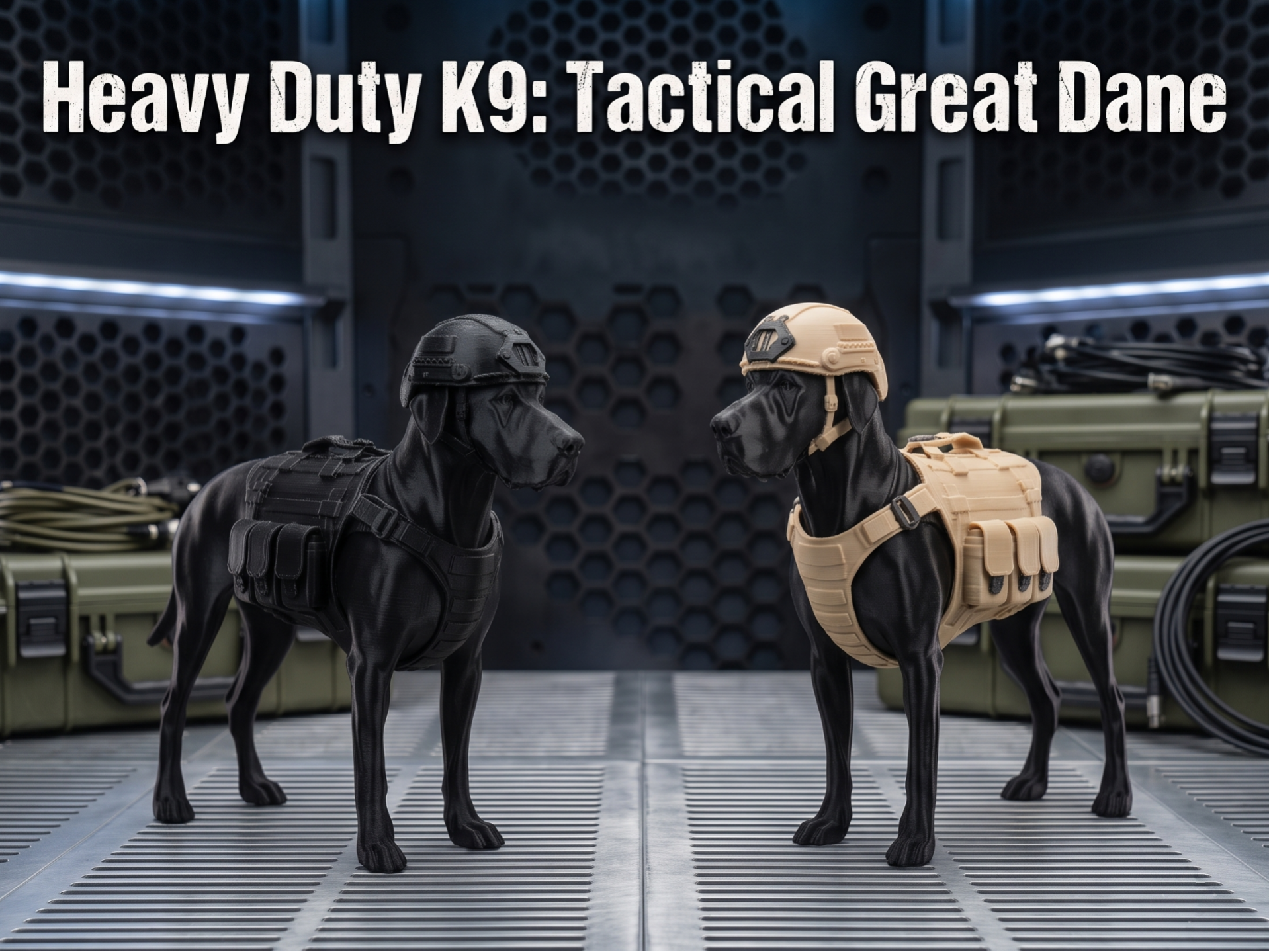 Heavy Duty K9: Tactical Great Dane