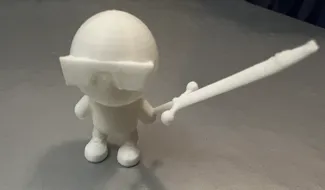 Mini figure with sword