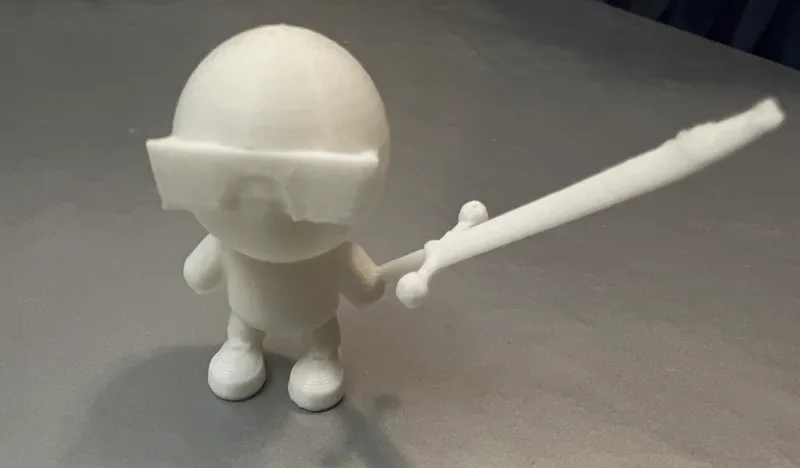 Mini figure with sword