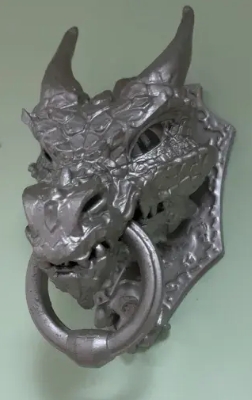 Miniatura 4 do modelo 3D 龙头门环