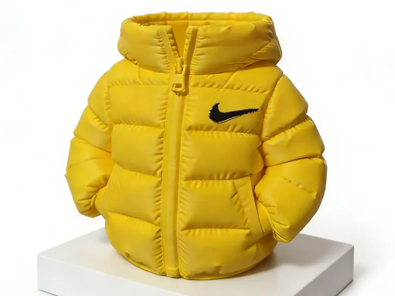 Nike fluffy down jacket pencil holder