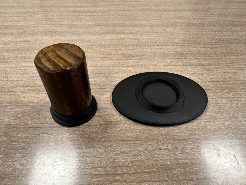 120mm_ellipse_top for 45mm_homemade_wood_pillar