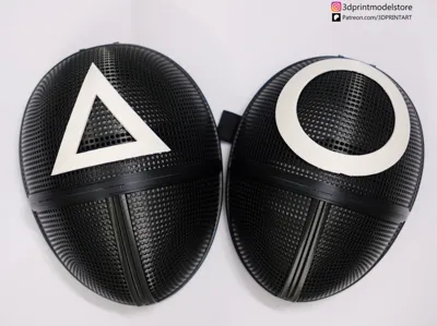 Squid Game Mask - Squid Game Soldier Cosplay Mask