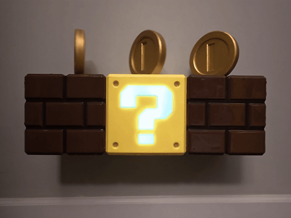 Super Mario Blocks With Spinning Coins