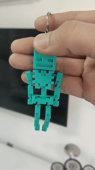 Regalo da collezione con ornamento portachiavi scheletro decorativo splendido