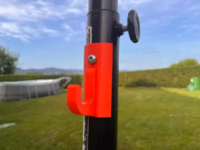Basketball Hoop Utility Hook (No-Drill Mount)