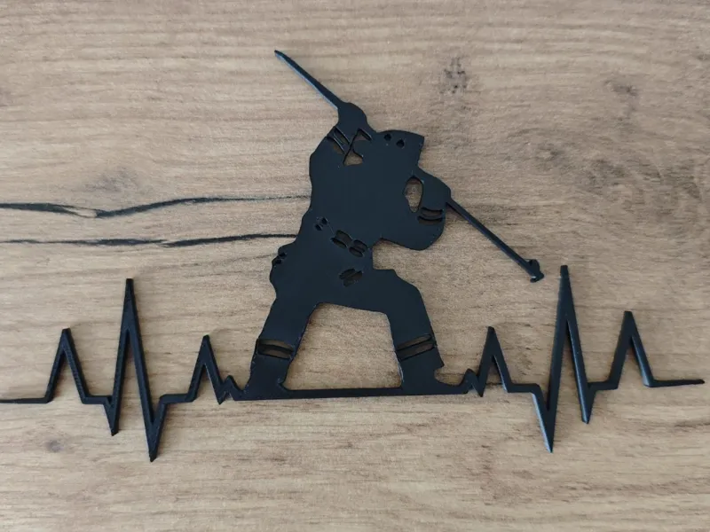 Feuerwehrmann Herzschlag – Feuerwehr Wall Art