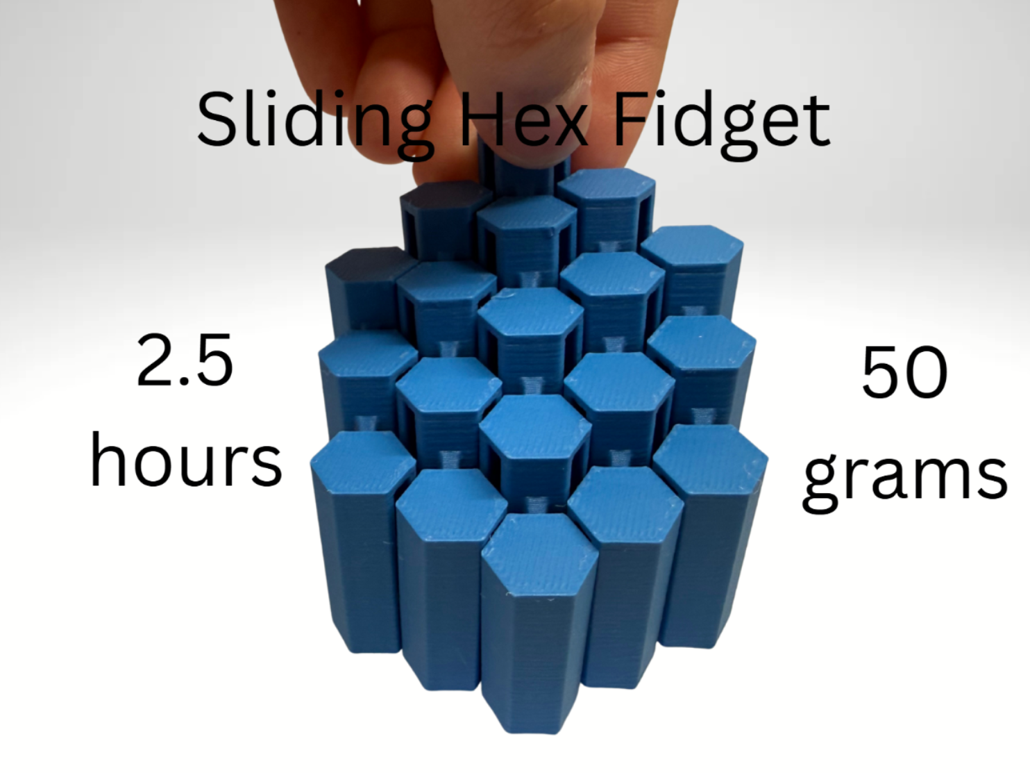 Sliding Hex Fidget