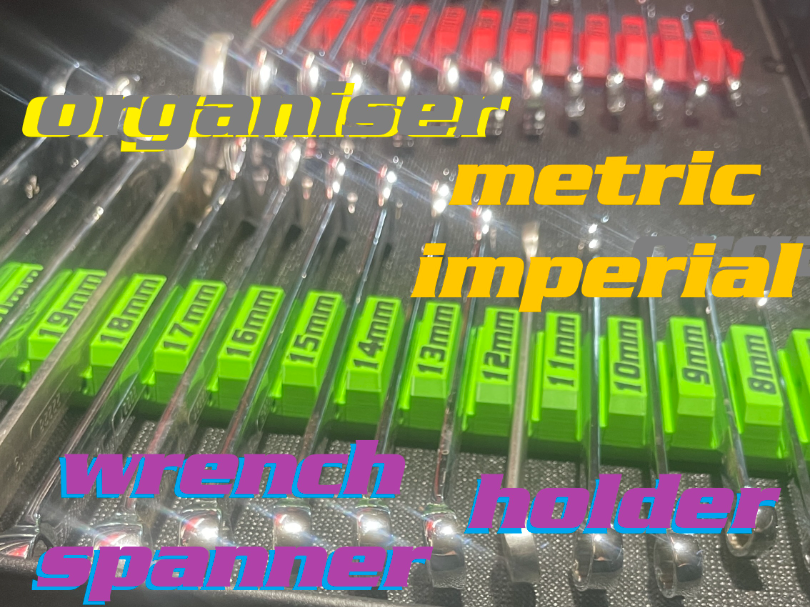 Miniatura 1 do modelo 3D wrench / spanner holder