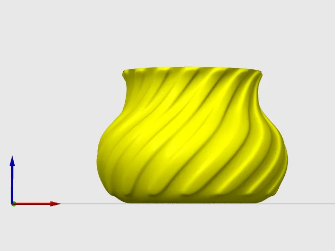 Low profile Vase