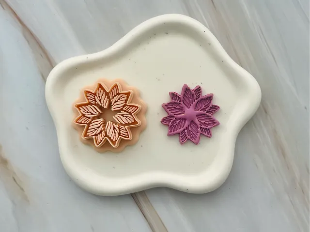 Mandala Polymer Clay Earrings Cutter