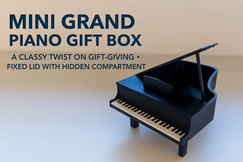 Mini Grand Piano Gift Box