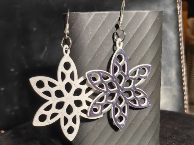 Gothic Flower Earrings