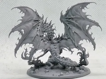 Escenografía en miniatura: Dungeons and Dragons dnd Shadow Dragon — vista de referencia 2