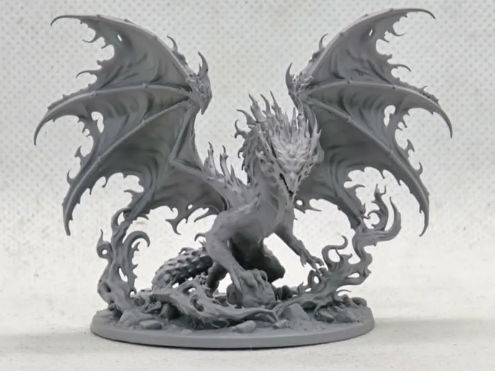 Escenografía en miniatura: Dungeons and Dragons dnd Shadow Dragon. Referencia del modelo original.