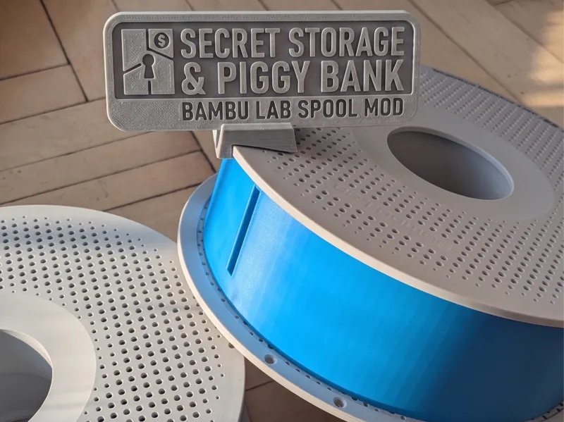 Secret Storage Piggy Bank Bambu Lab Spool 