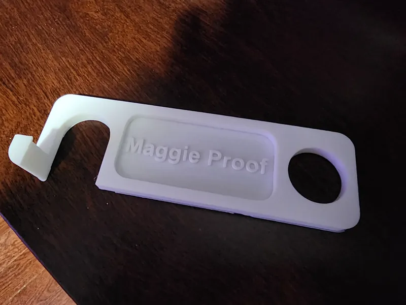 French Door Sliding Child Lock