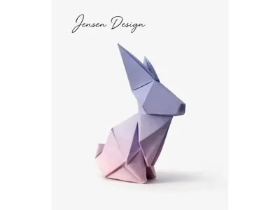 Origami Easter Bunny
