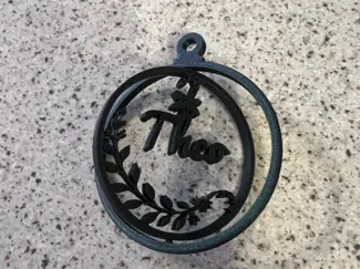 Personalisierte Weihnachtsbaumschmuck