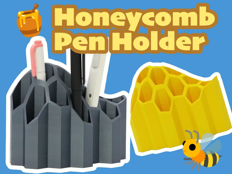 Honeycomb Pen Holder