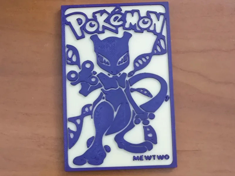 Mewtwo Burger King Promo Card