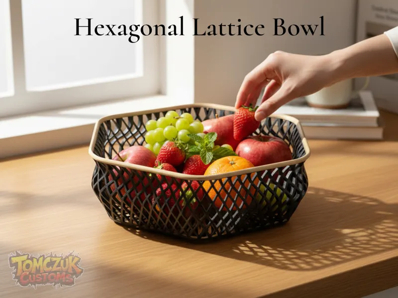 Hexagonal Lattice Bowl 
