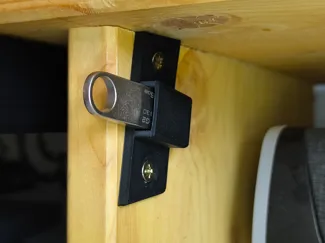 Under the desk Single USB Stick Holder