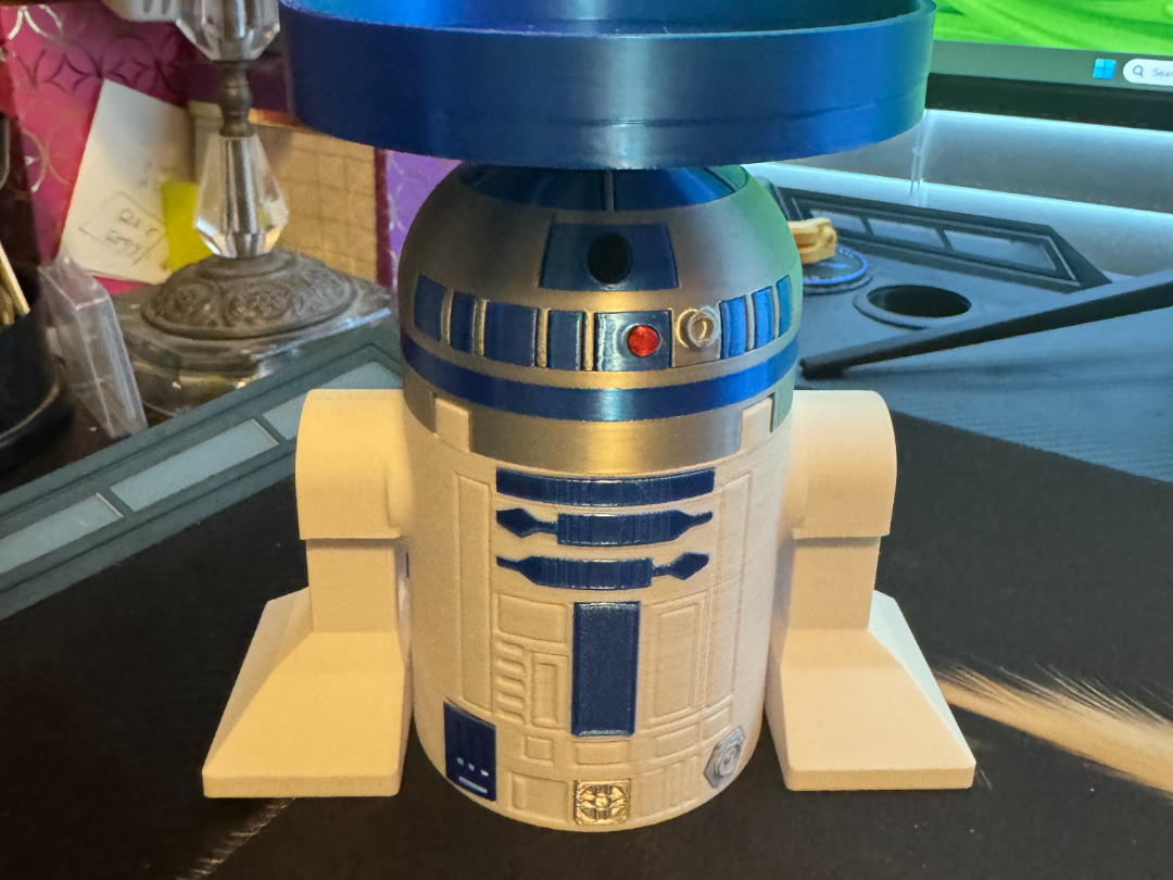 r2d2 candle holder 3D model