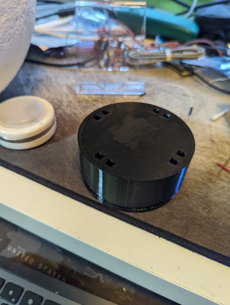 LED Puck holder for SVS NASA Moon Globe