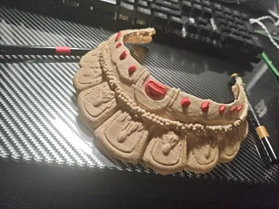 Gem Necklace - Wearable Version (Dark Zone Breakout Culture Derivative Work)