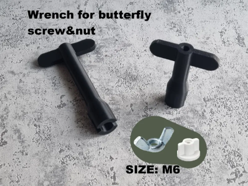 Key for butterfly nuts&screws (butterfly tool)