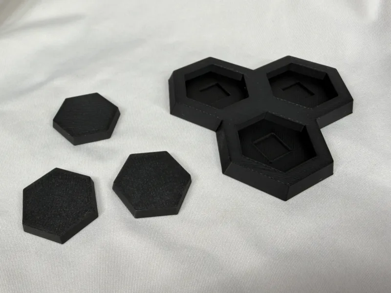 Hex Movement Tray for 3x 25mm Bases