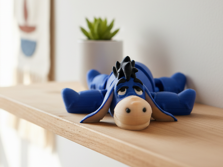 Flexi Eeyore Toy – Articulated Desk Companion