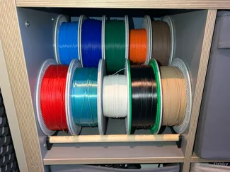 Ikea Kallax Spool Storage